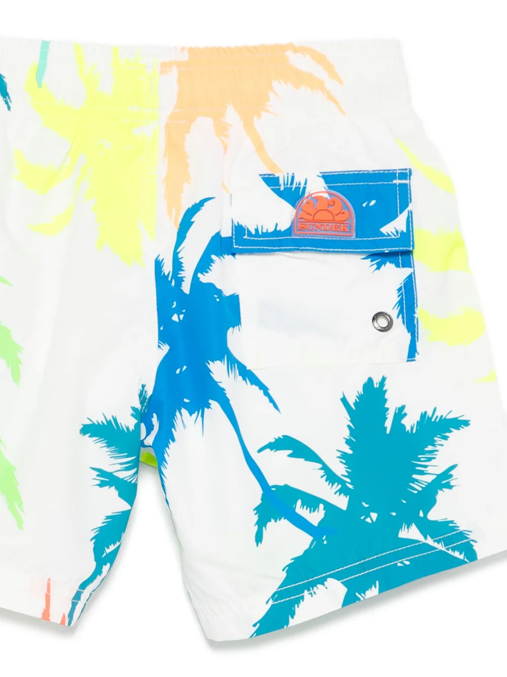 Sundek Zwembroek met print 006MZ WHITE