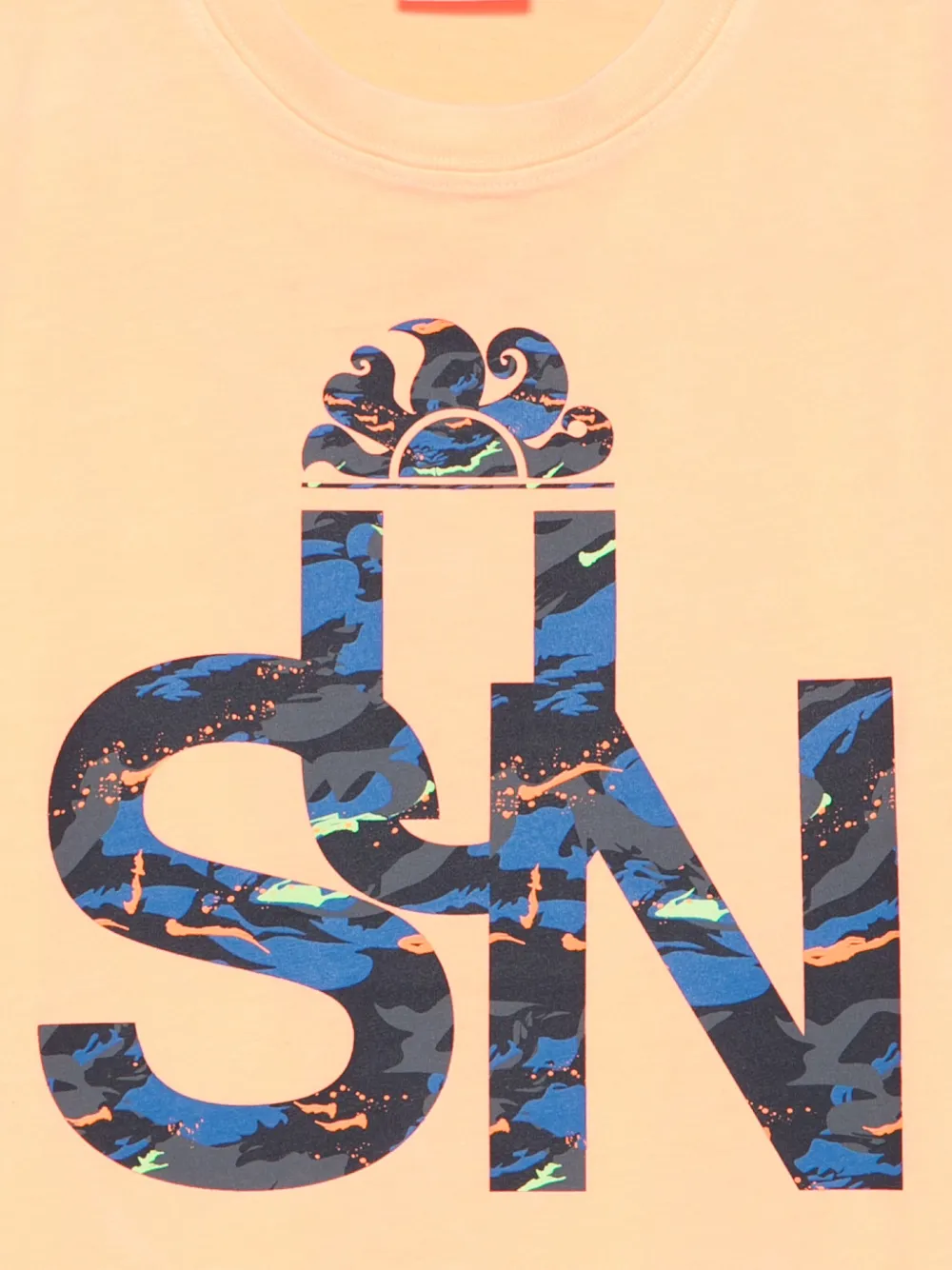 Sundek Katoenen T-shirt Oranje