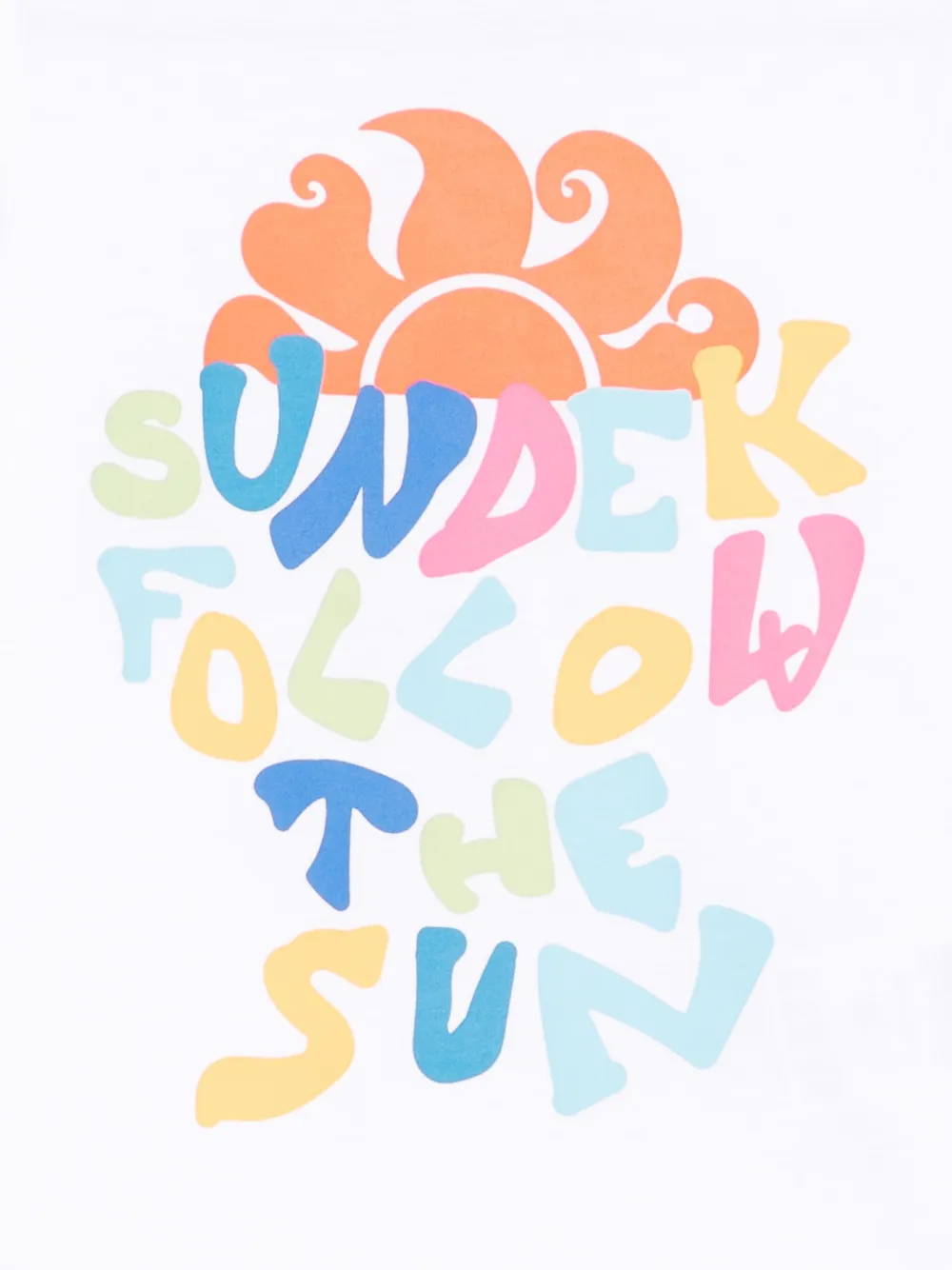 Sundek Katoenen T-shirt Wit