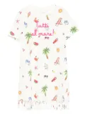MC2 Saint Barth Kids printed dress - White
