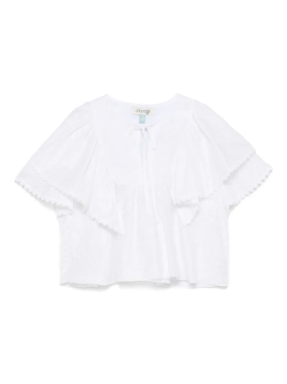 alapage short sleeve blouse | White | Image 1