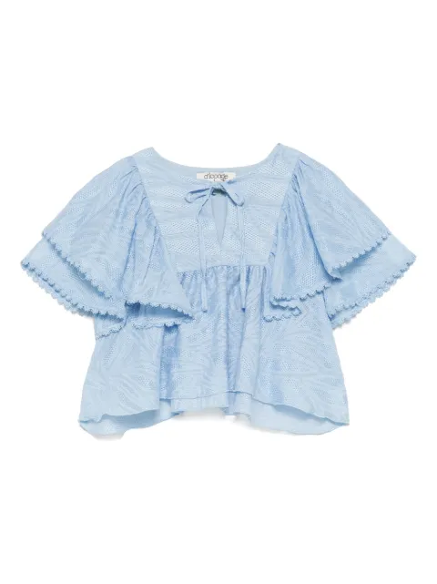 alapage short sleeve blouse