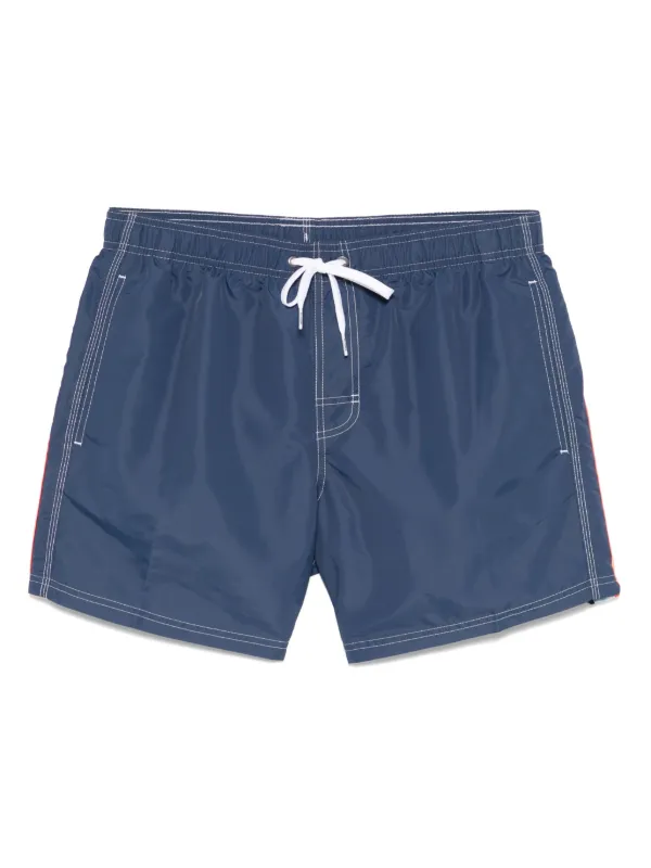 Sundek Taffeta Swim Shorts Blue FARFETCH JO