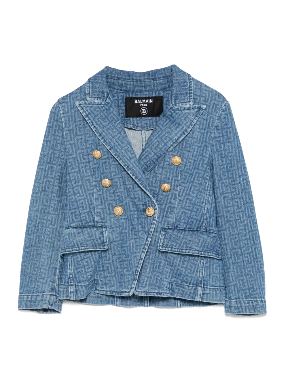 Balmain Kids blazer con doble botonadura | azul | Image 1