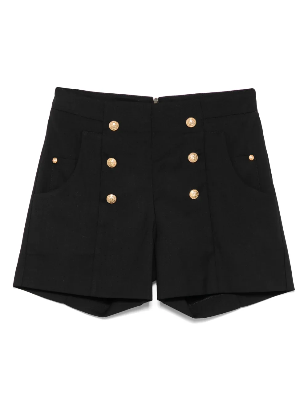 Balmain Kids twill shorts | negro | Image 1