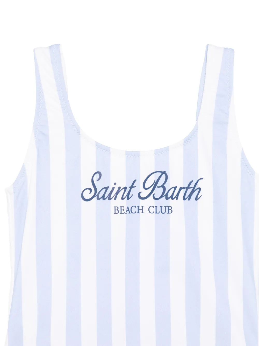 MC2 Saint Barth Kids Gestreept badpak Blauw
