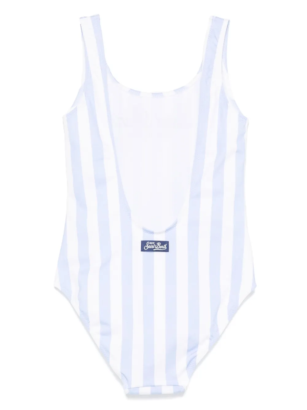 MC2 Saint Barth Kids Gestreept badpak Blauw