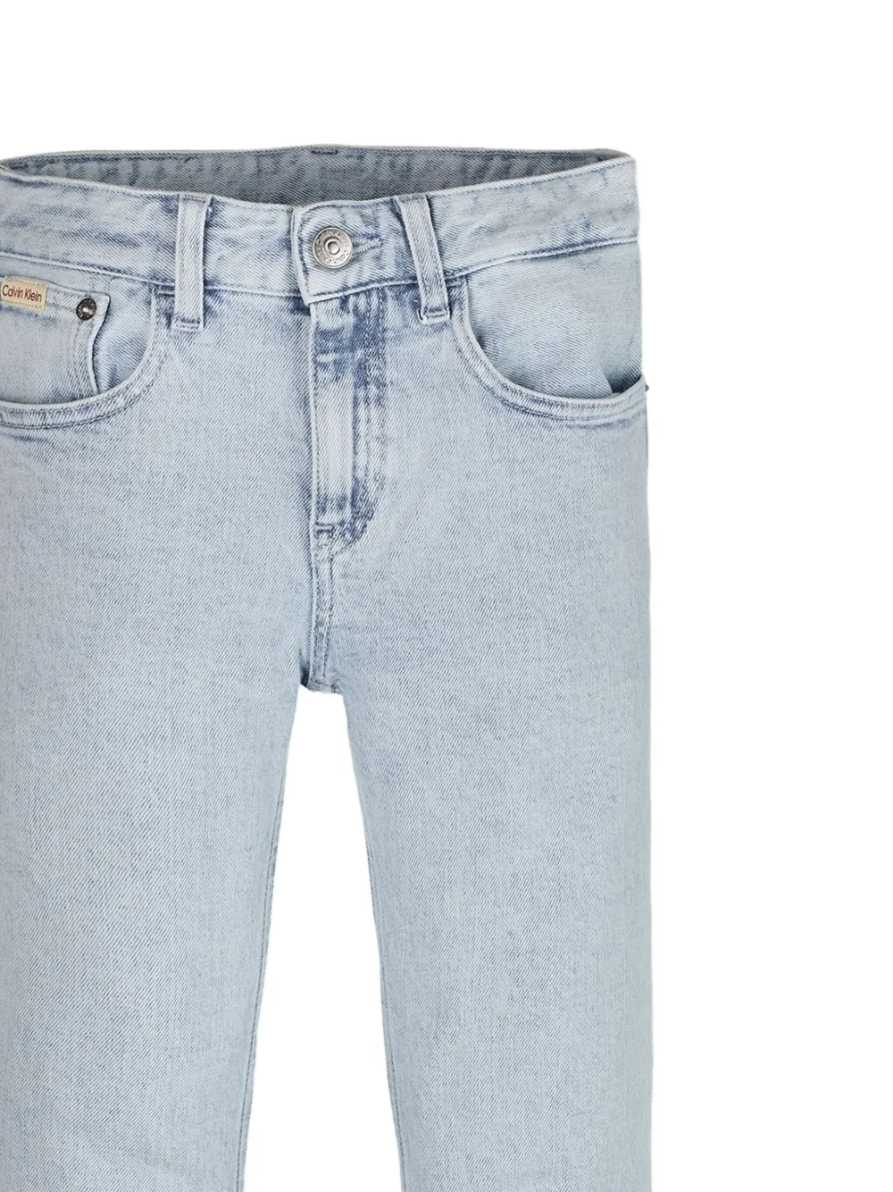 Calvin Klein Kids logo-patch jeans | Teen Boy Clothing | Image 2