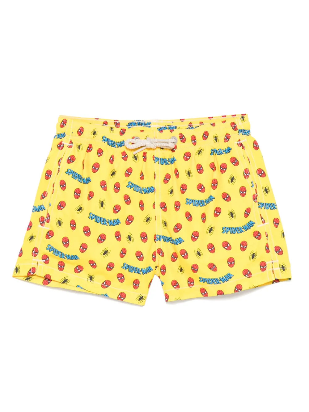 MC2 Saint Barth Kids Zwembroek met print Geel