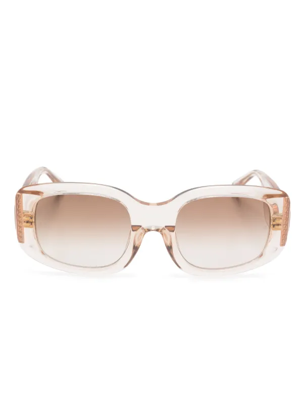 Linda Farrow Celeste Sunglasses in Brown