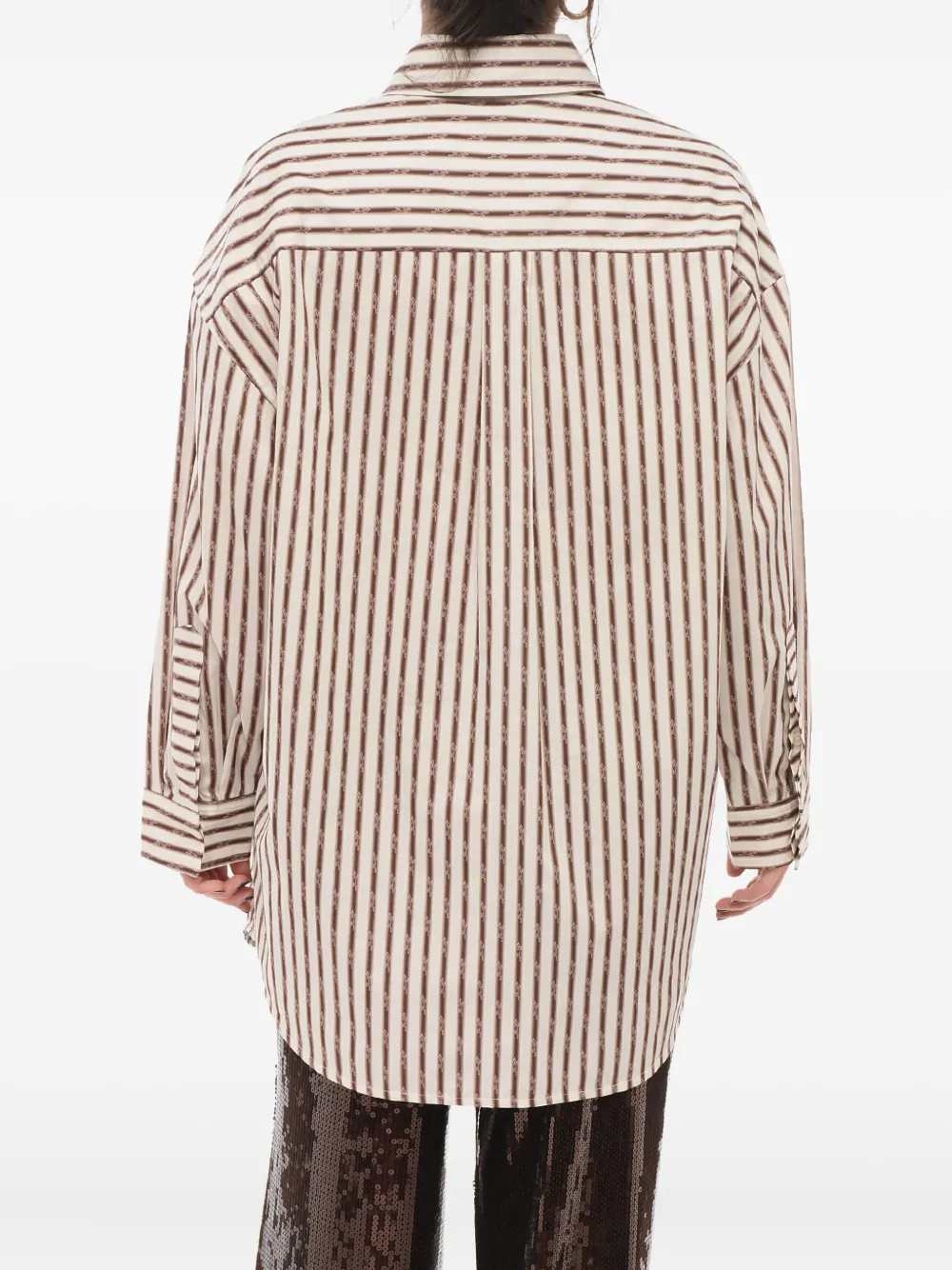 AMIRI Gestreept shirt Wit