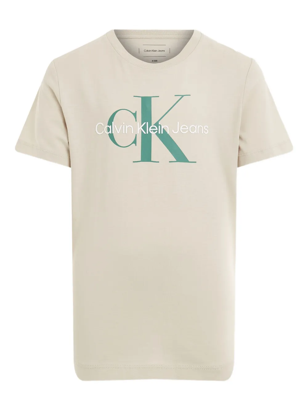 Calvin Klein Kids Katoenen T-shirt Beige