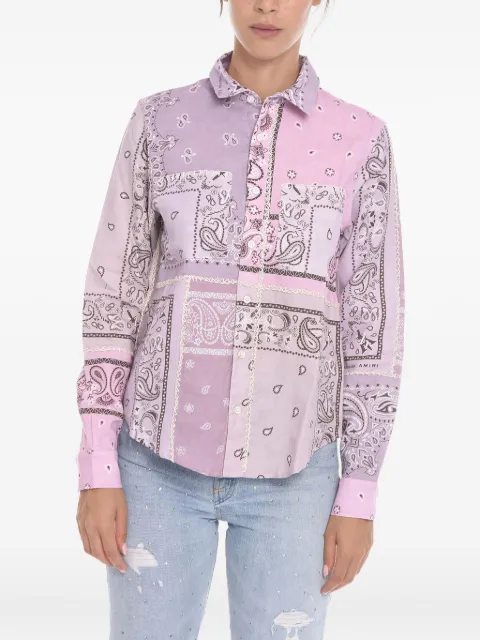 AMIRI paisley-print cotton shirt