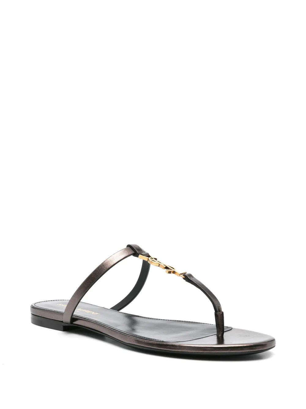 Saint Laurent Pre-Owned Cassandra-plaque sandals | Image 2