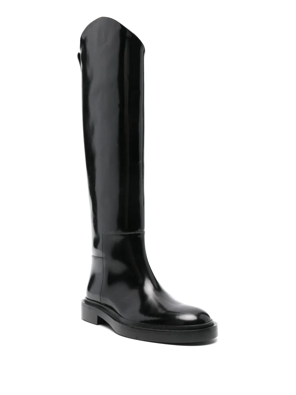 Jil Sander Pre-Owned Leren laarzen - Zwart