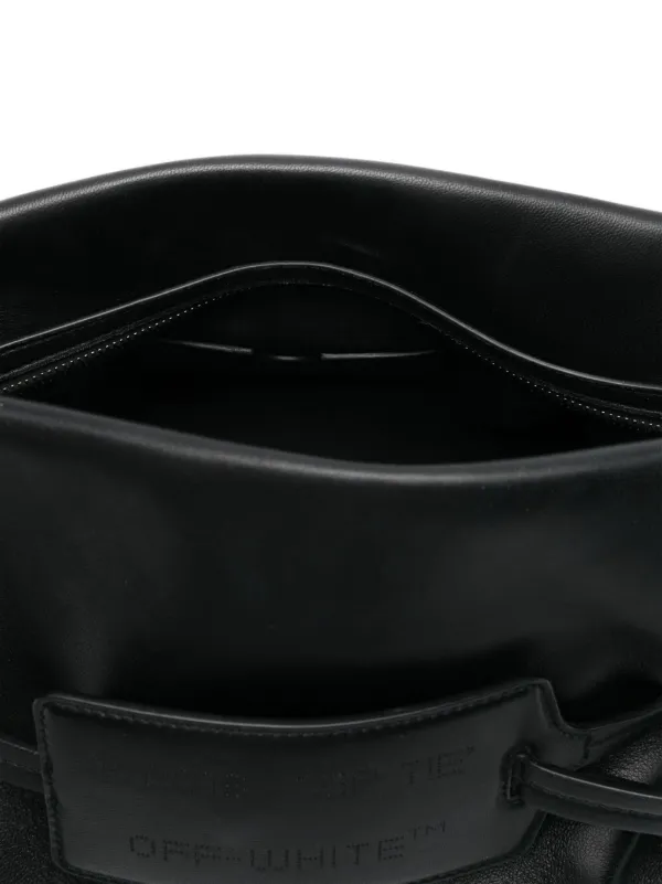 Off-White Pre-Owned Zip Tie クラッチバッグ | ブラック | FARFETCH JP
