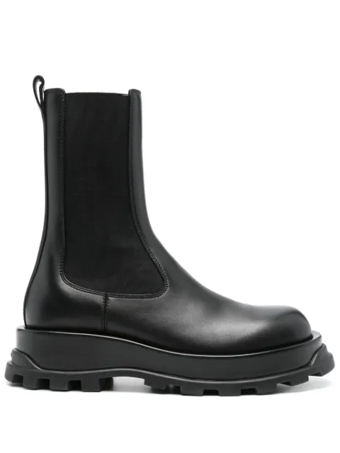 Jil Sander Pre-Owned leather chelsea boots