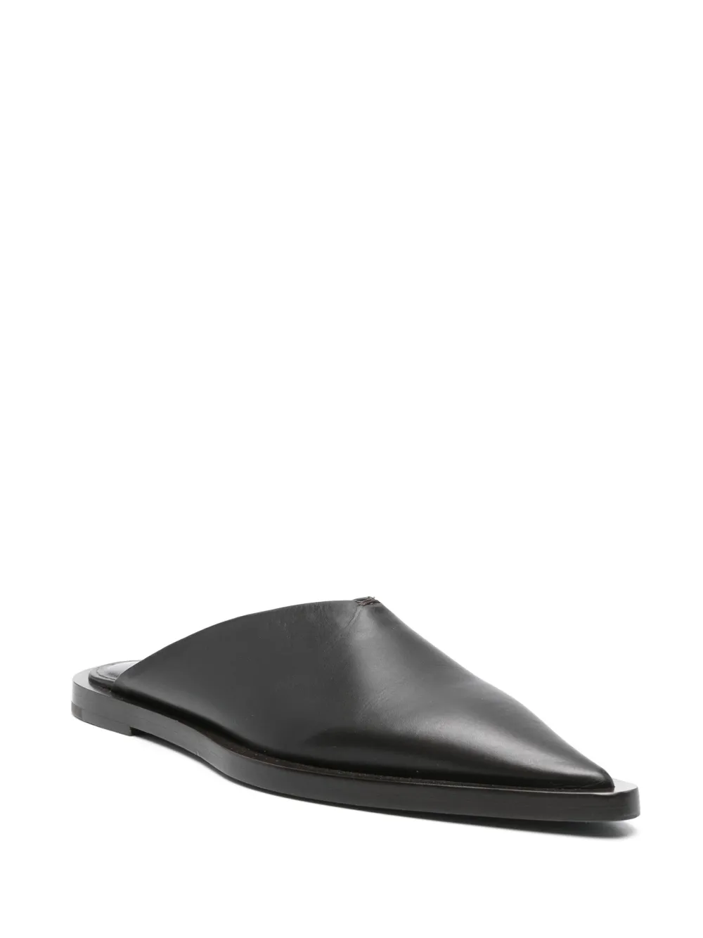 Jil Sander Pre-Owned Muiltjes met puntige neus - Bruin