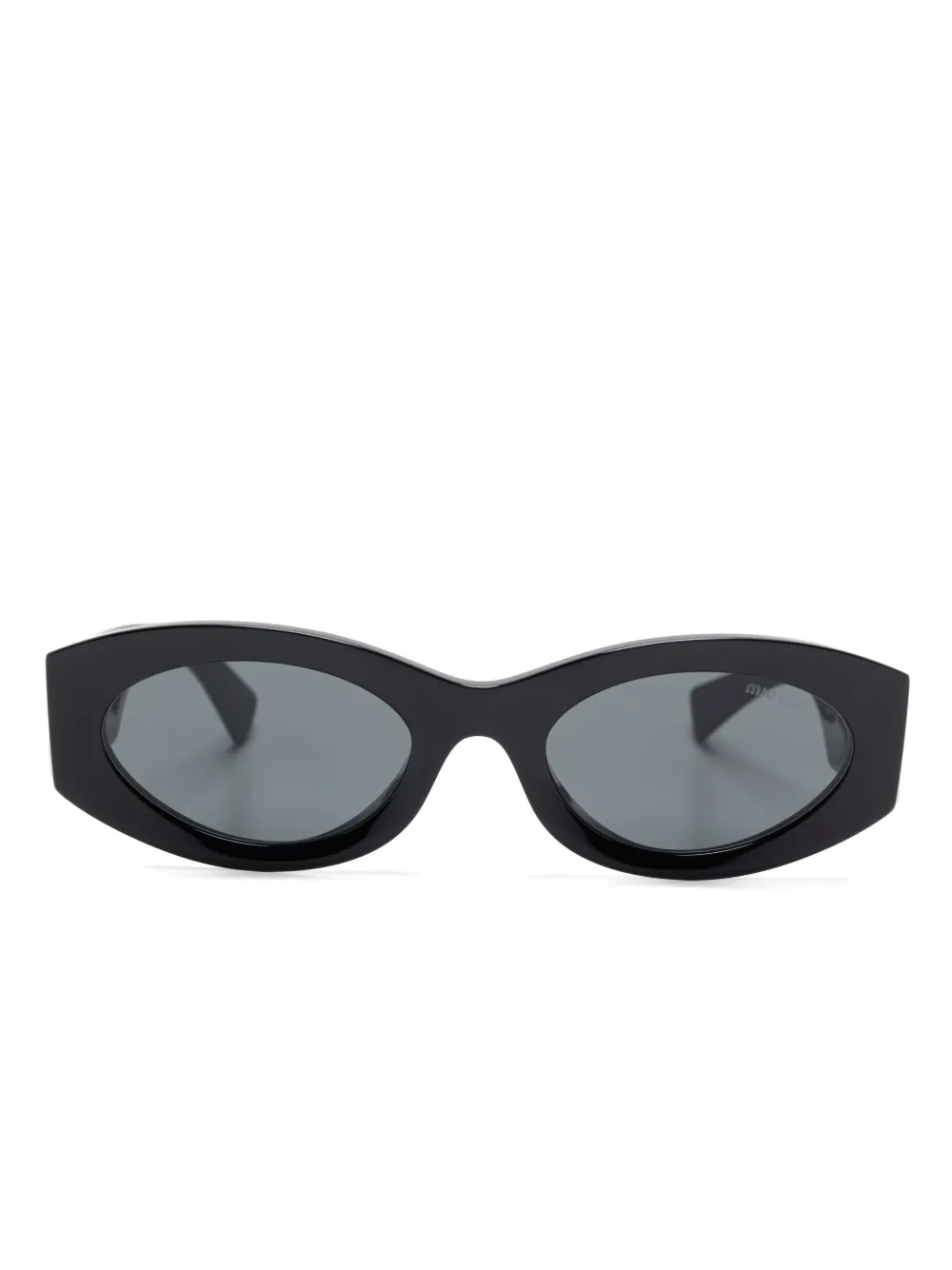 Miu Miu Pre-Owned Miu Glimpse sunglasses | 블랙 | Image 1