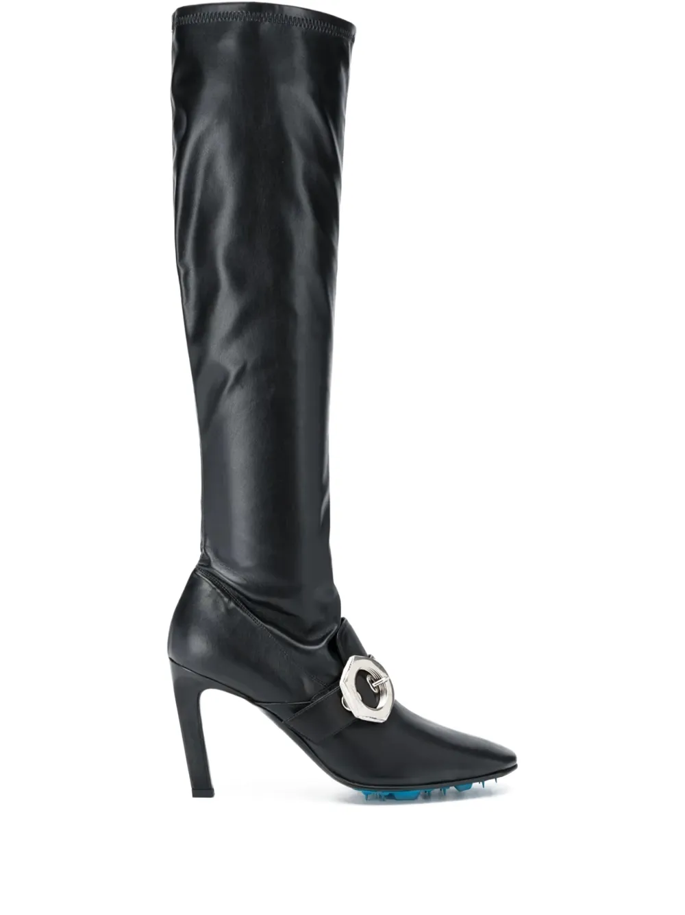90mm buckle-detail boots