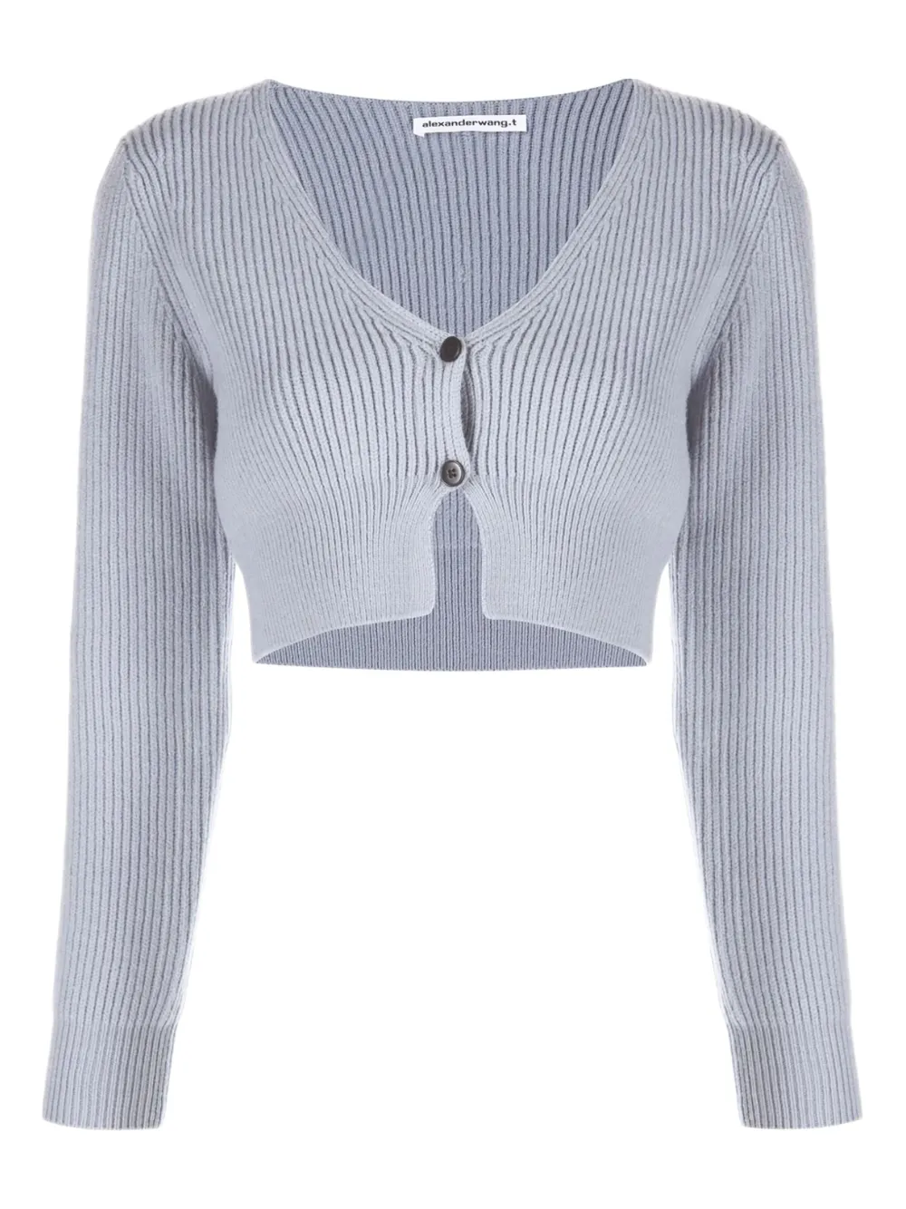 Pre-Owned Alexander Wang Gerippter Cardigan | Grau | Image 1