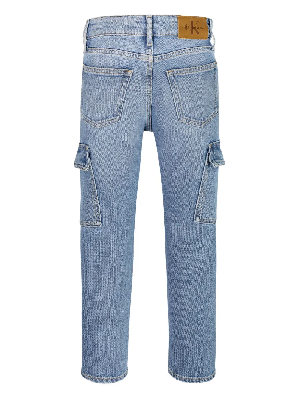 Calvin Klein Kids Katoenen jeans Blauw
