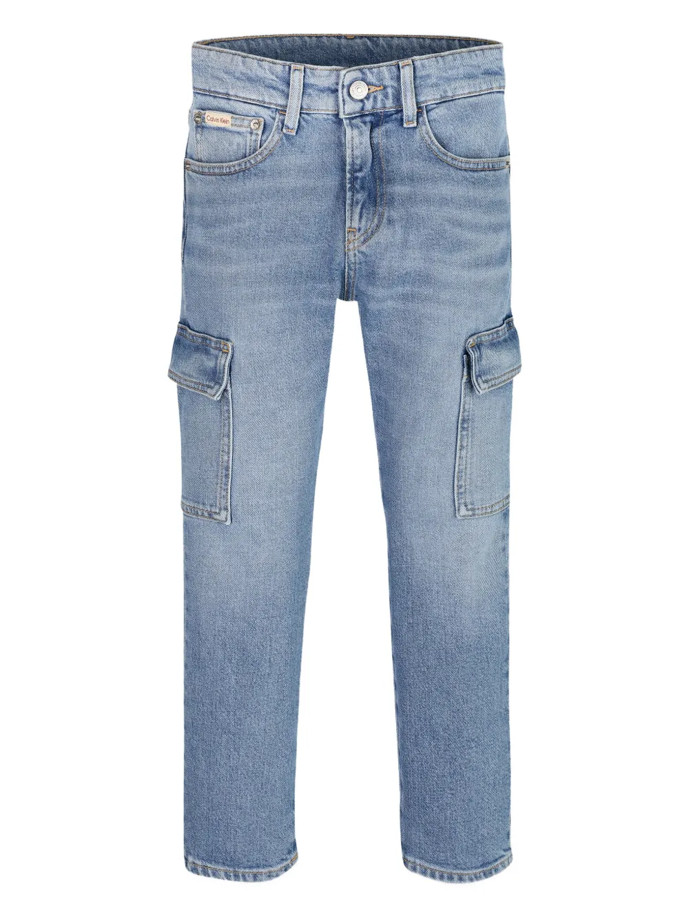 Calvin Klein Kids Katoenen jeans Blauw