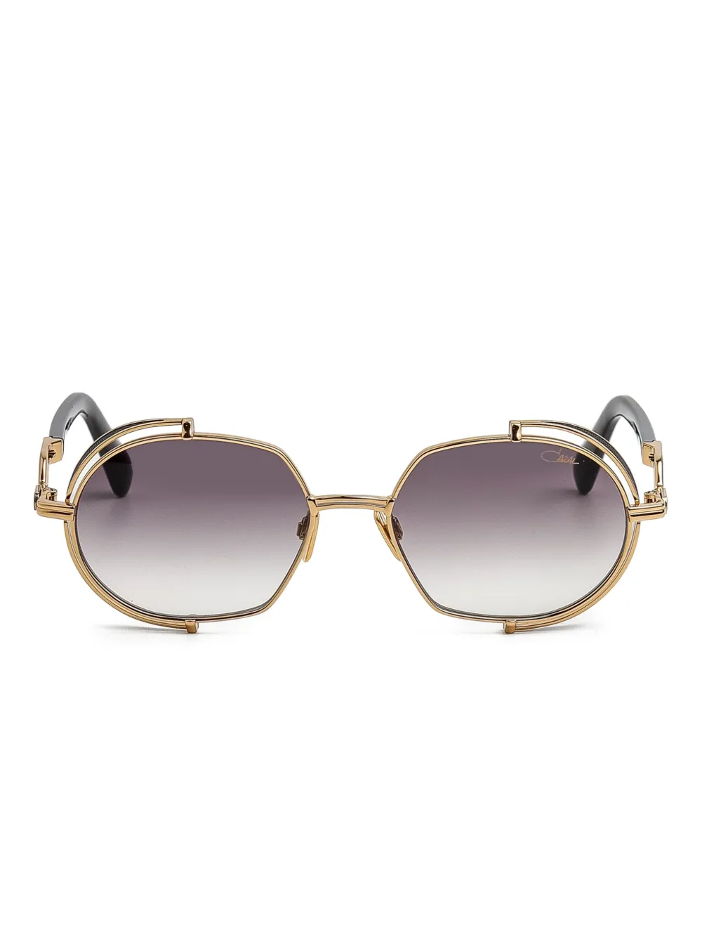 Cazal oval-frame sunglasses | Gold | Image 1