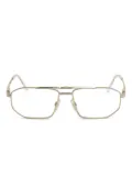 Cazal titanium frame glasses - Gold