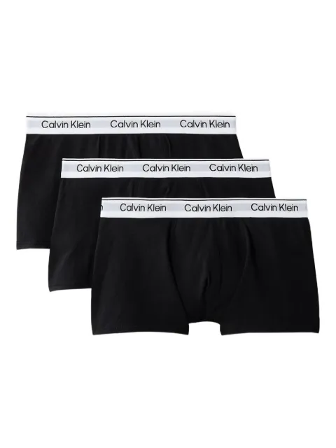 Calvin Klein Kids logo-waistband boxers (pack of three) 