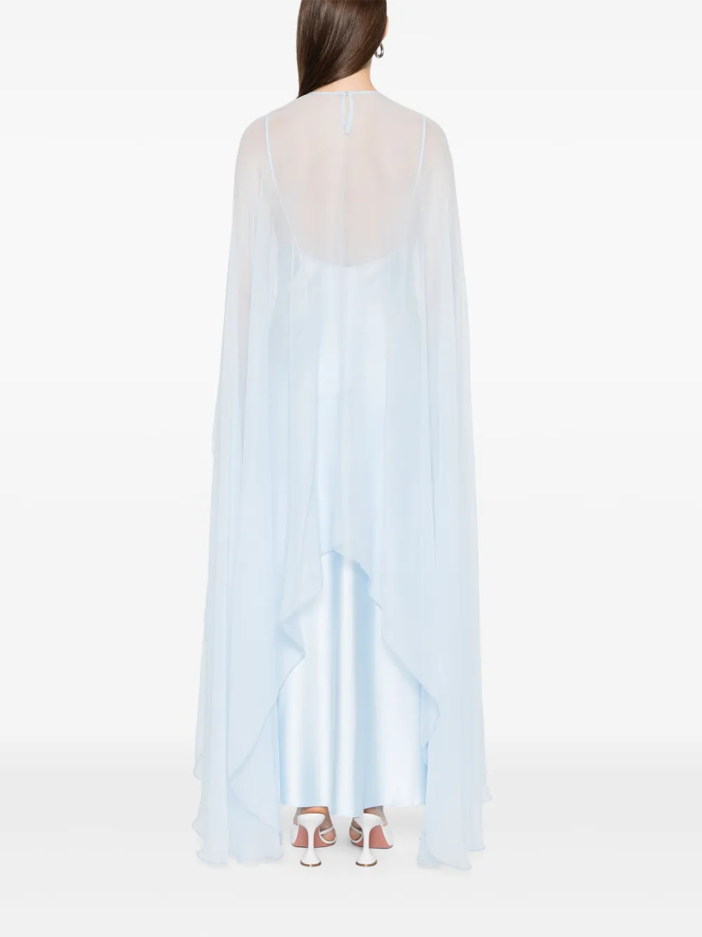 Atu Body Couture Jurk met cape Blauw