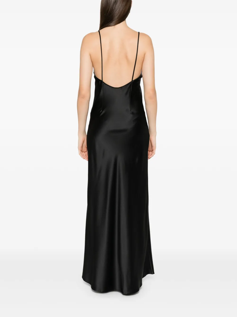 Atu Body Couture Satin Maxi Dress