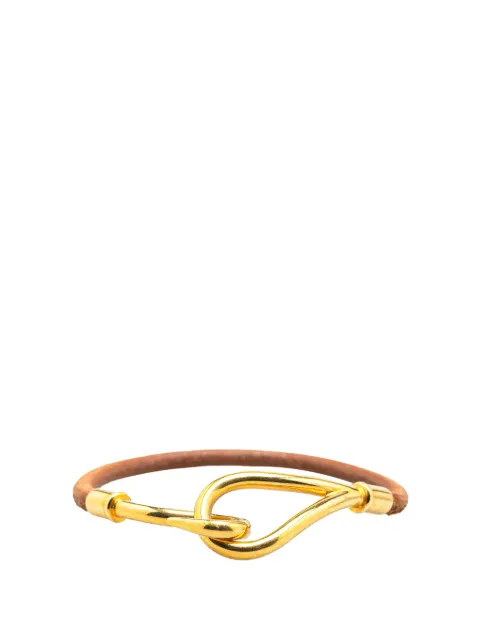Hermès Pre-Owned pulsera Jumbo Hook Leather Bracelet 2000-2024