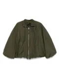 Cordera ballon-sleeve jacket - Green