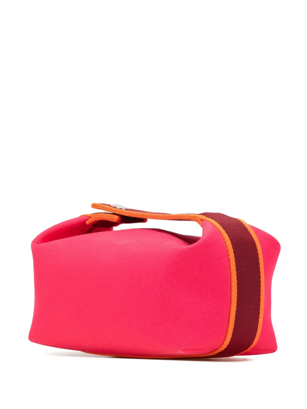 Pre-owned Hermes 2020-2024 Small Toile Bride A Brac Vanity Bag