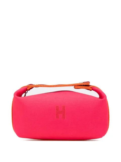 Hermès Pre-Owned 2020-2024 Small Toile Bride A Brac vanity bag
