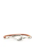 Hermès Pre-Owned 20th Century Jumbo Hook Leather Bracelet costume bracelet - Brown