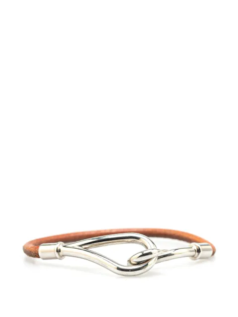 Hermès Pre-Owned 20th Century Jumbo Hook Leather Bracelet costume bracelet
