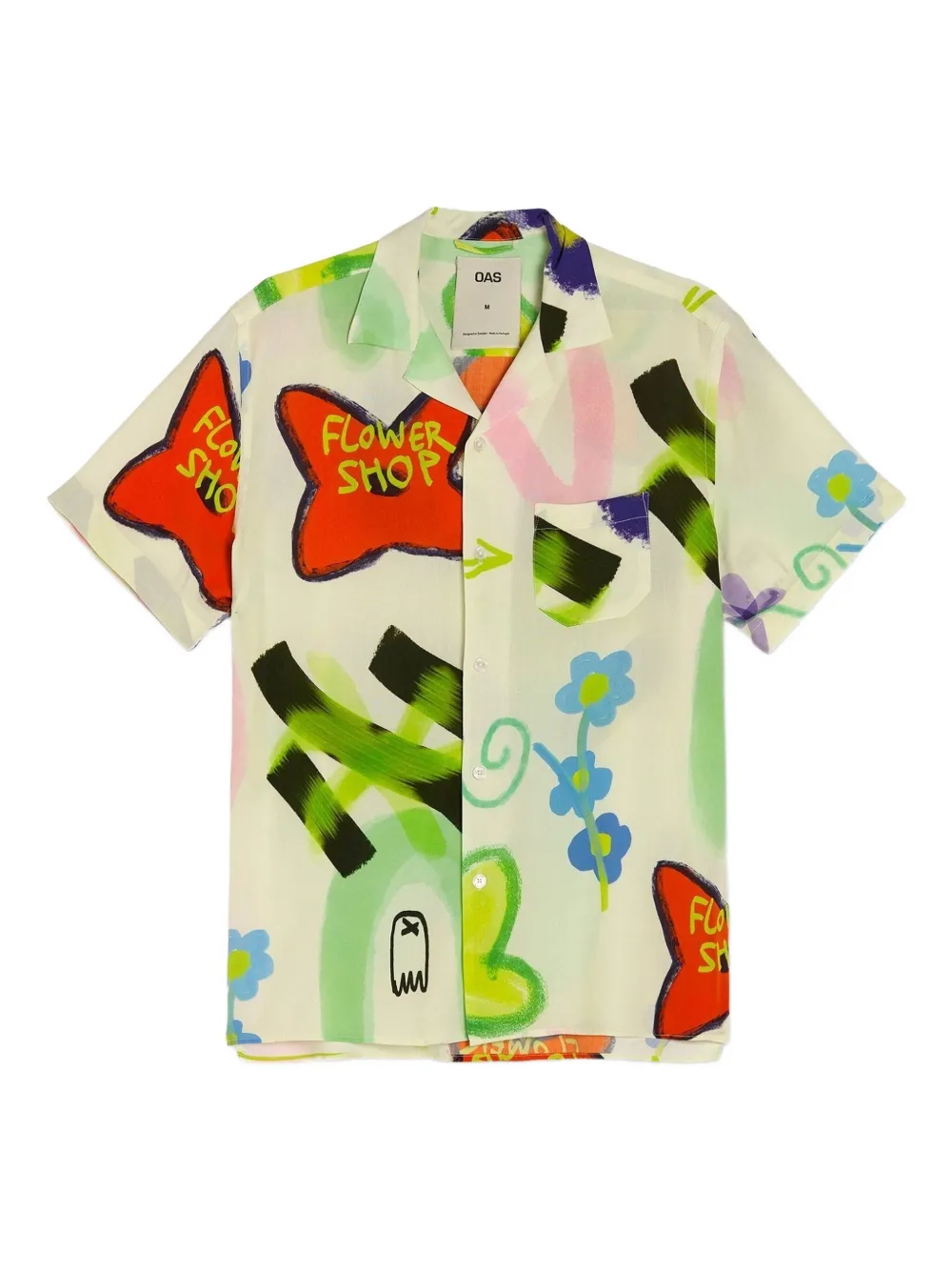 OAS Company Flower Shop shirt | White | Image 1