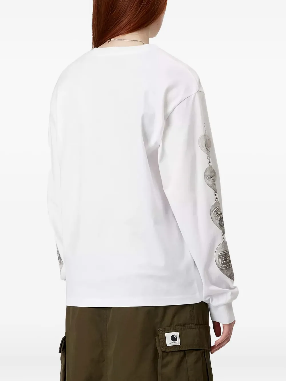Carhartt WIP T-shirt van biologisch katoen Wit