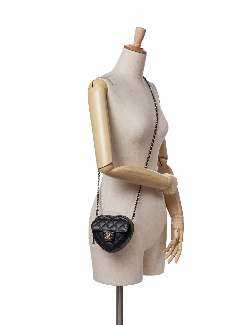 CHANEL Pre-Owned 2021 Mini Lambskin CC in Love Heart crossbody bag | Pre-Owned | Image 2