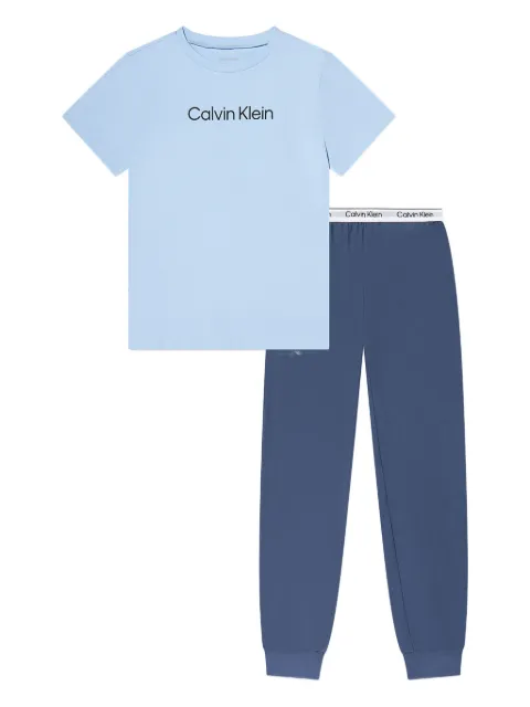 Calvin Klein Kids logo-print pajamas 