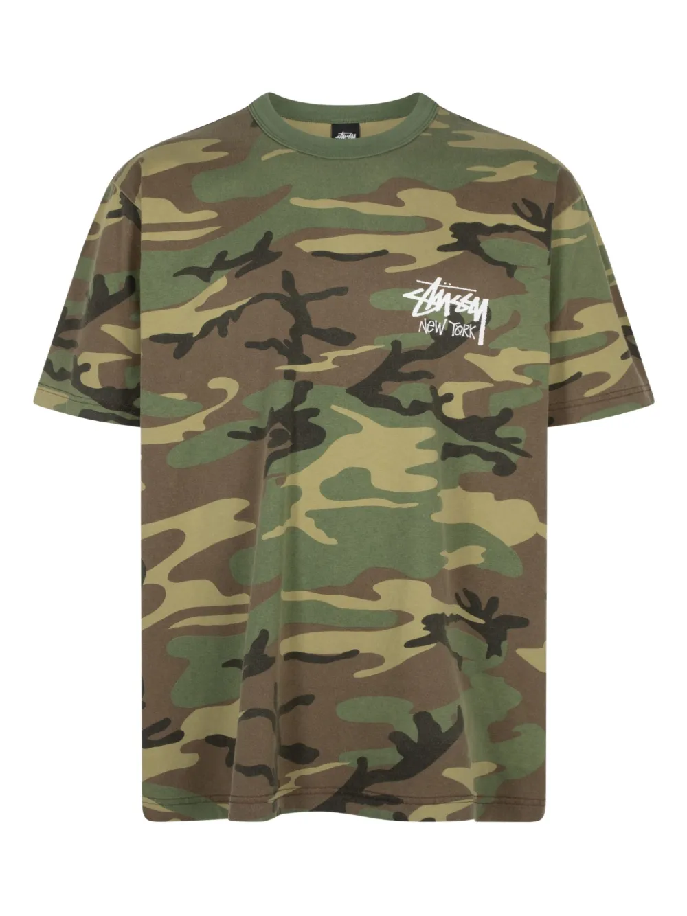 Stüssy Basic "New York Exclusive - Camo" T-shirt - ブラウン Stüssy Basic "New York Exclusive - Camo" T-shirt - ブラウン