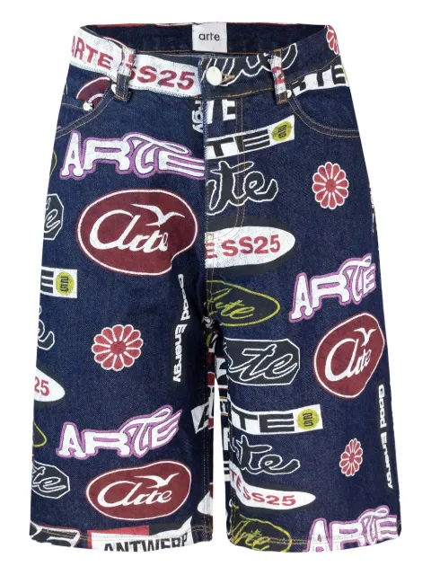 ARTE stamp shorts