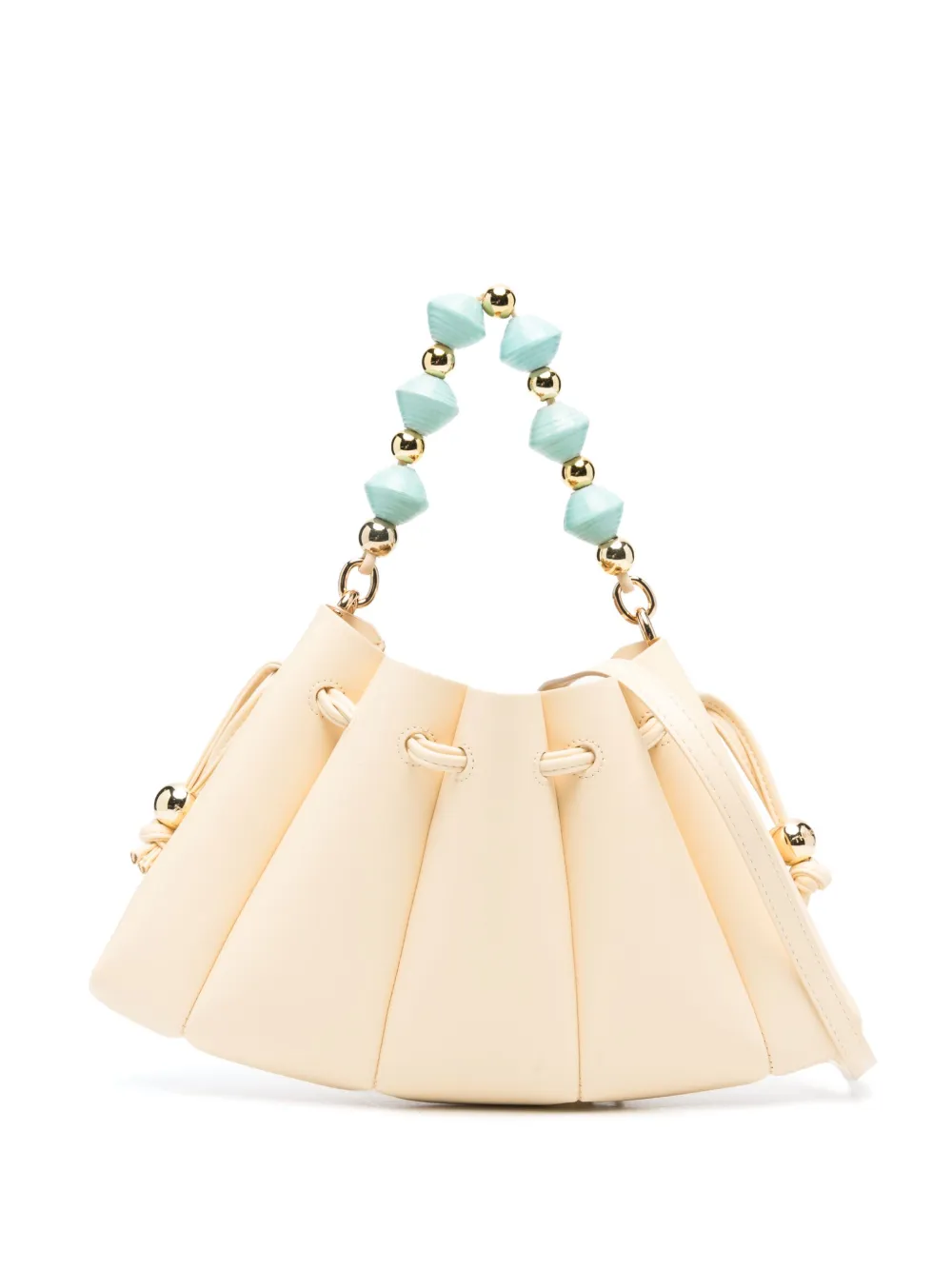 Themoirè bead-embellished tote bag | Neutrals | Image 1