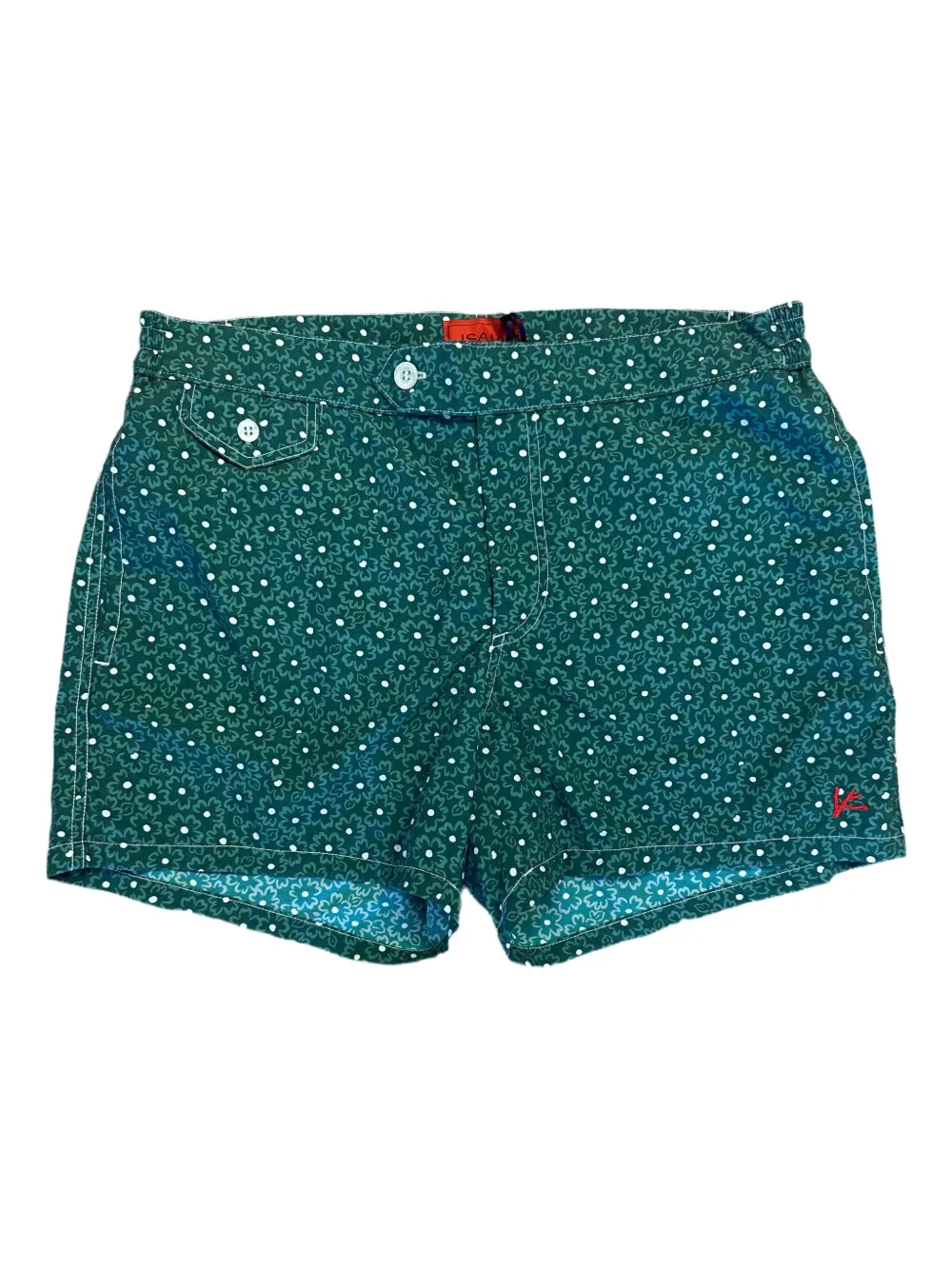 Isaia short à taille à boucle | vert | Image 1