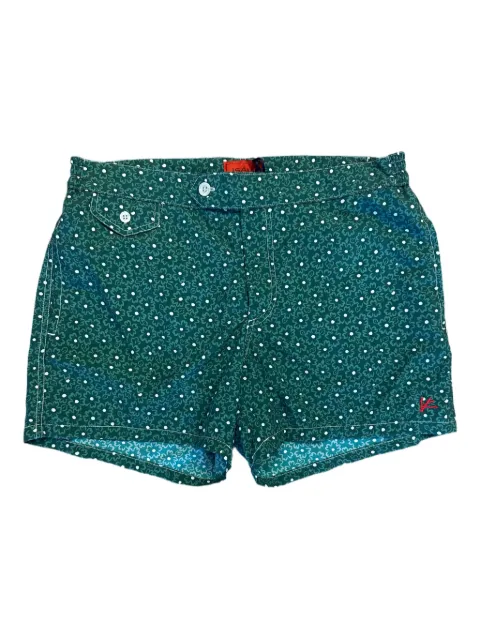 Isaia waist-strap swim shorts 