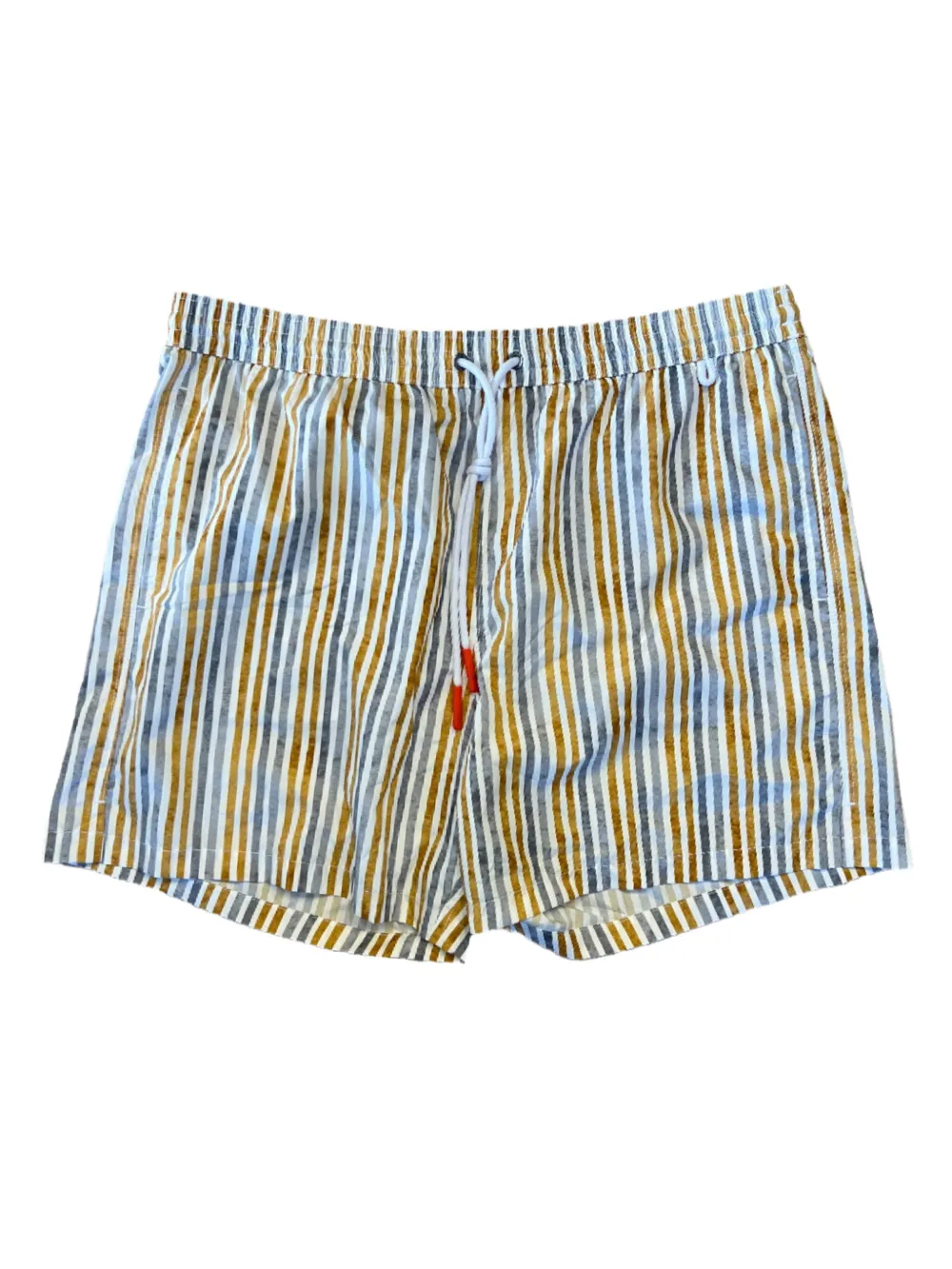 Isaia shorts de playa con rayas estampadas | azul | Image 1