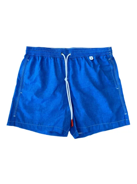 Isaia drawstring swim shorts