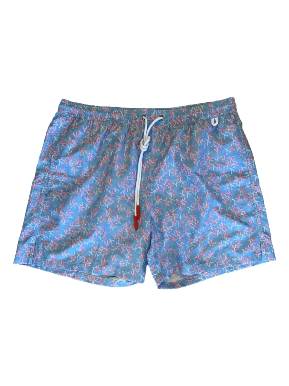 Isaia branch-pattern swim shorts | Blue | Image 1
